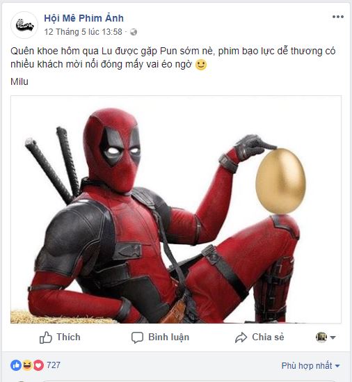 Deadpool 2: Khán giả Việt nói gì sau khi xem suất chiếu đặc biệt?! Deadpool 2: Khán giả Việt nói gì sau khi xem suất chiếu đặc biệt?!